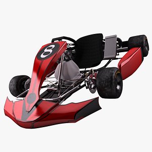 3d model racing go-kart