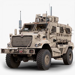 MaxxPro Armored Car with Interior Realtime