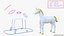 Robot Unicorn truccato