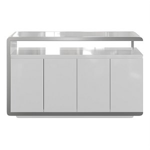 Sideboard F6082 white 3D model