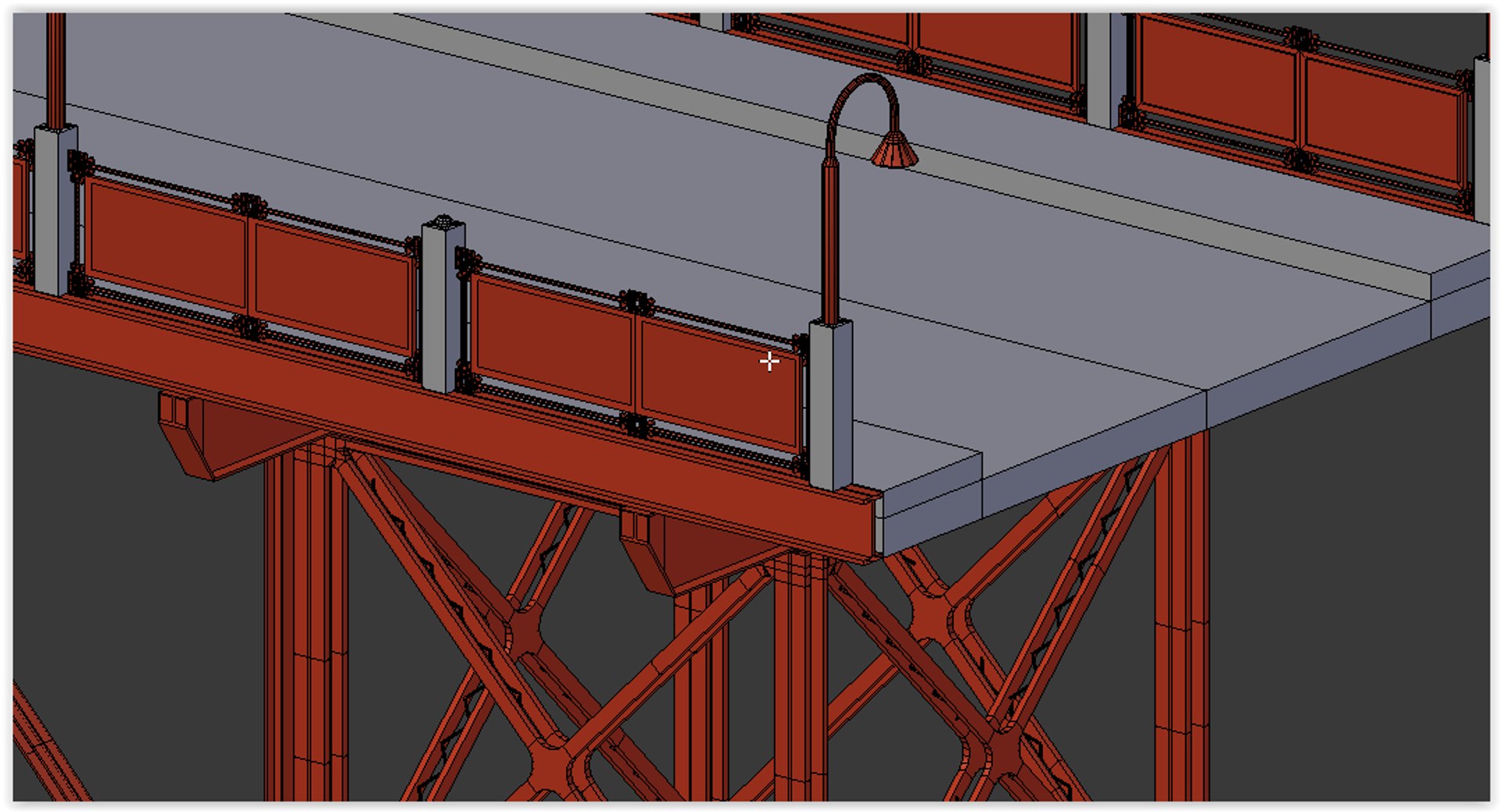 3D Steel Bridge Model TurboSquid 1277112