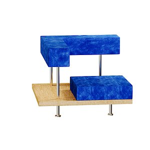 Sillon contemporaneo KUBIK 3D model