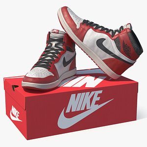 Nike Air Jordan High Basketball Sneakers with Box