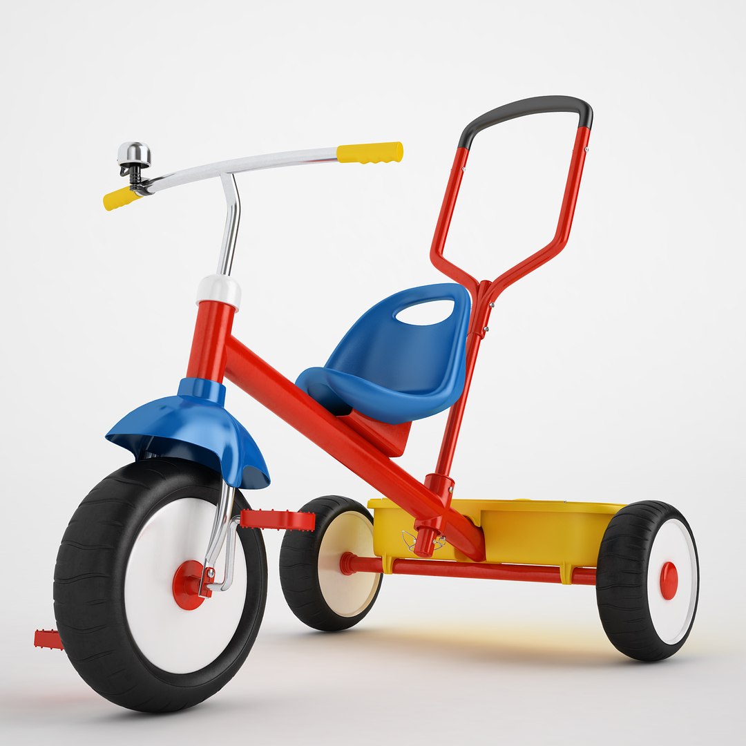 Steer Stroll Trike 3D Model TurboSquid 1283117