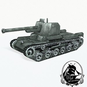 type 1 tank ho-ni 3d model
