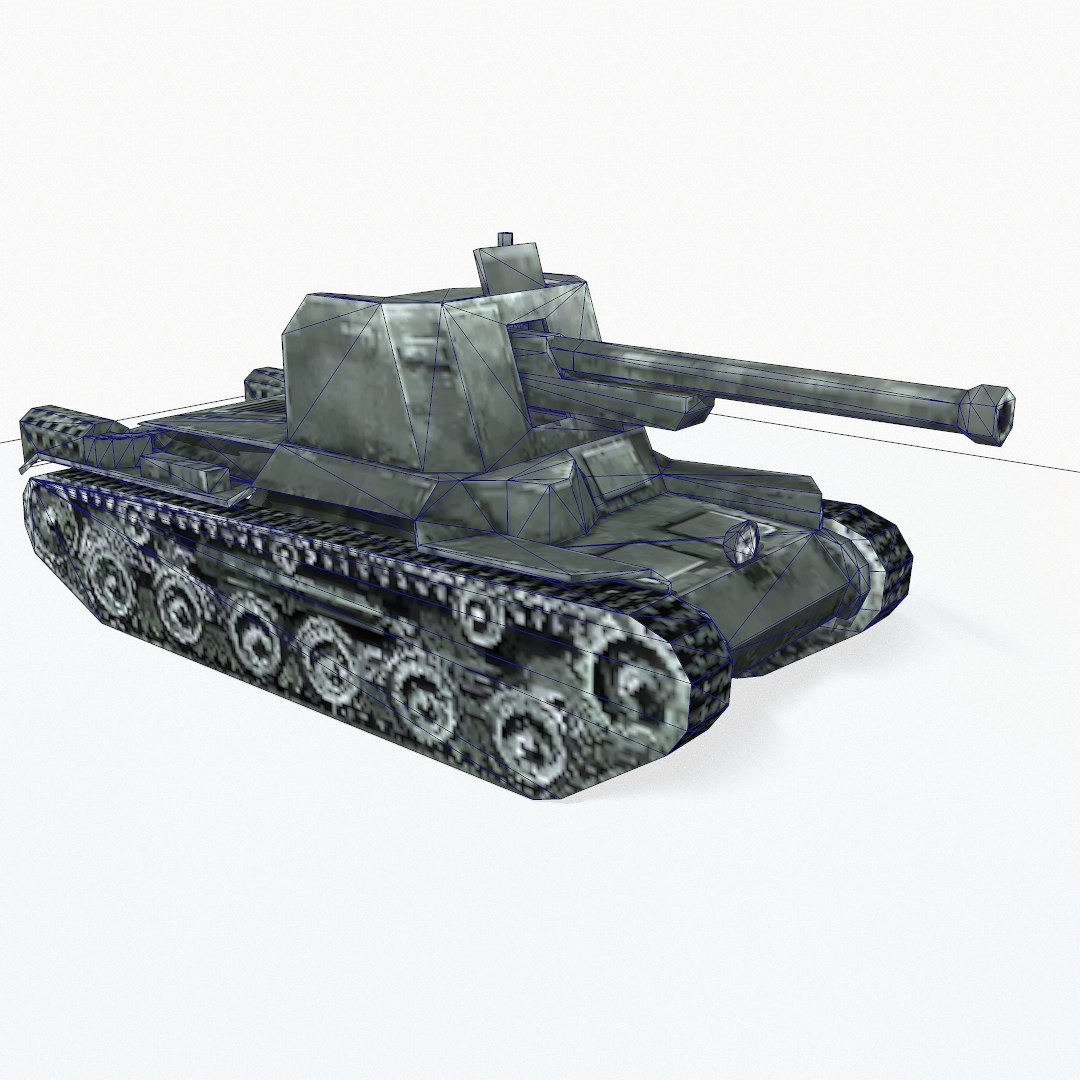 Type 1 Tank Ho-ni 3d Model