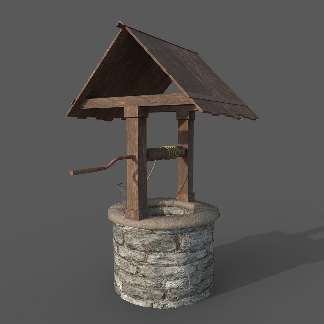 Water Well 3D Model - TurboSquid 2252819