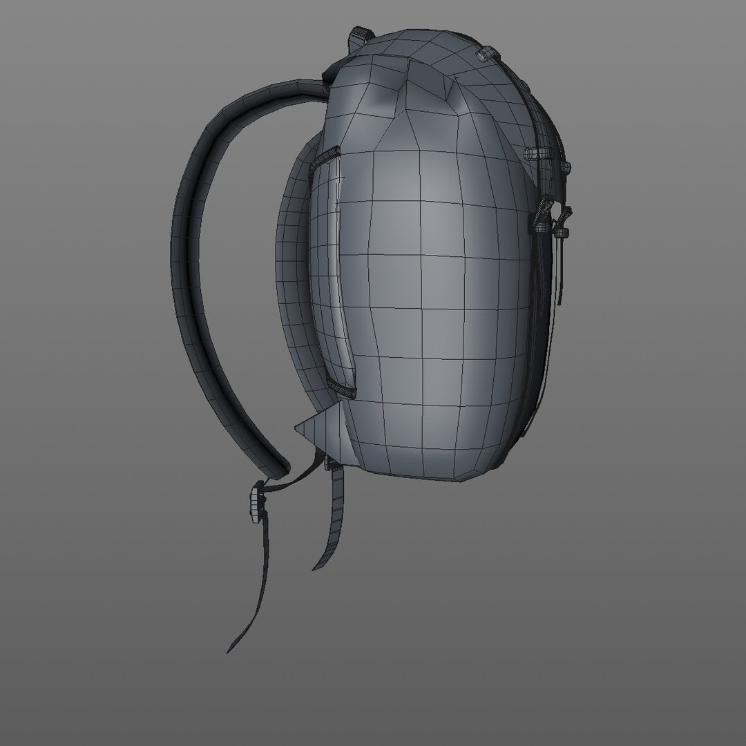 3D model brown rucksack bag - TurboSquid 1410257