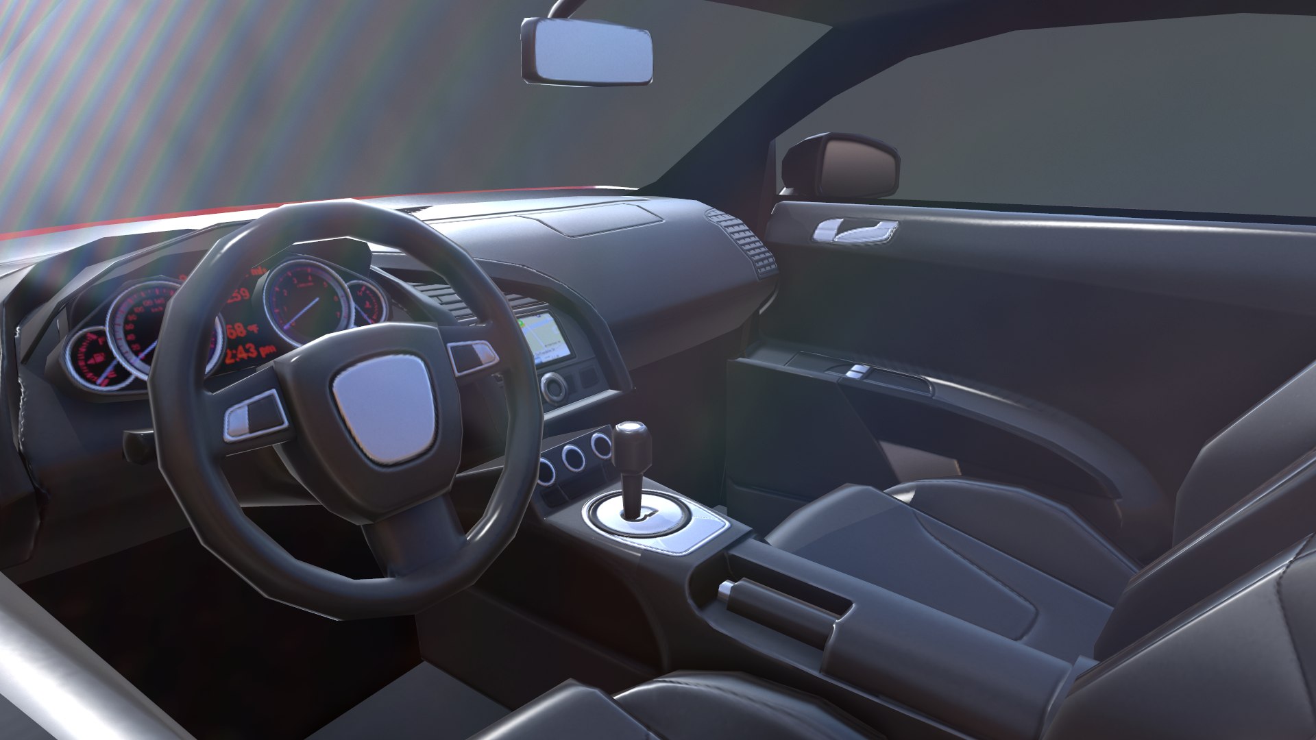 Race Car 3d Fbx