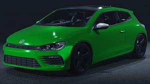 2015 Volkswagen Scirocco R 3D Model  The Sleek German Hot Hatch 3D model