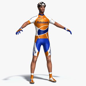 3d model cyclist