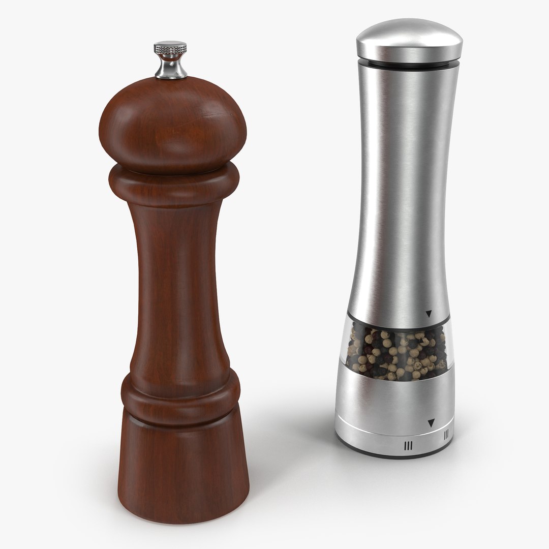 Pepper Mills Collection 3D model preview