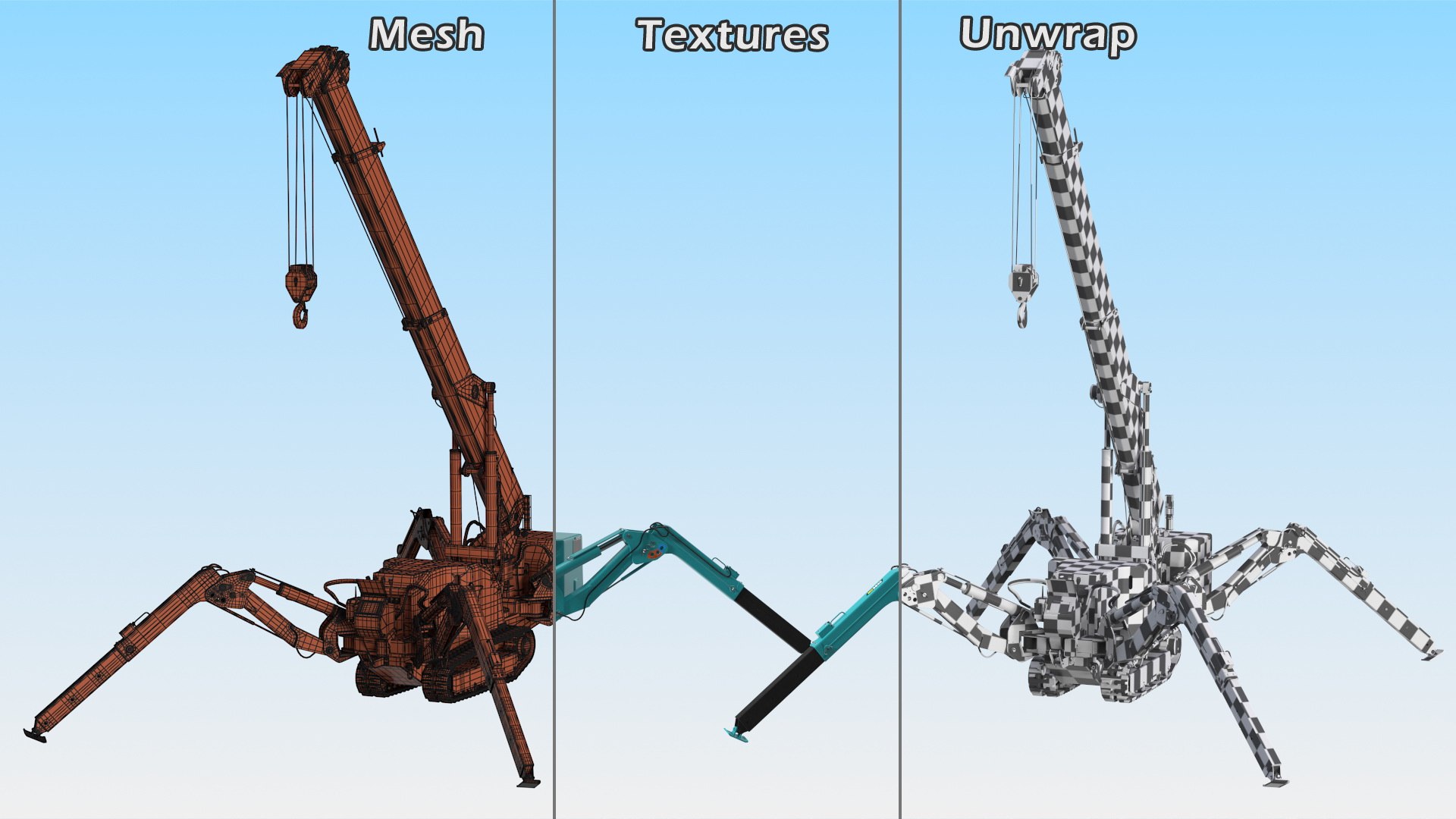 3D Maeda MC285C 3 Spider Mini Crane Unfolded Position https://p.turbosquid.com/ts-thumb/iE/6KwkPp/F9/maedamc285c3spiderminicraneunfoldedposition3dsmodel025/jpg/1641161635/1920x1080/fit_q87/c2fc37aa652e422f0881dde596db50899282dcb7/maedamc285c3spiderminicraneunfoldedposition3dsmodel025.jpg
