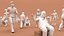 Low Poly People (walking, sitting, standing)