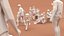 Low Poly People (walking, sitting, standing)