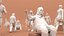 Low Poly People (walking, sitting, standing)
