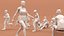 Low Poly People (walking, sitting, standing)