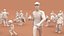 Low Poly People (walking, sitting, standing)