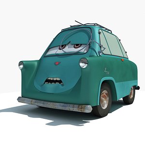 professor z cars 2 3d model