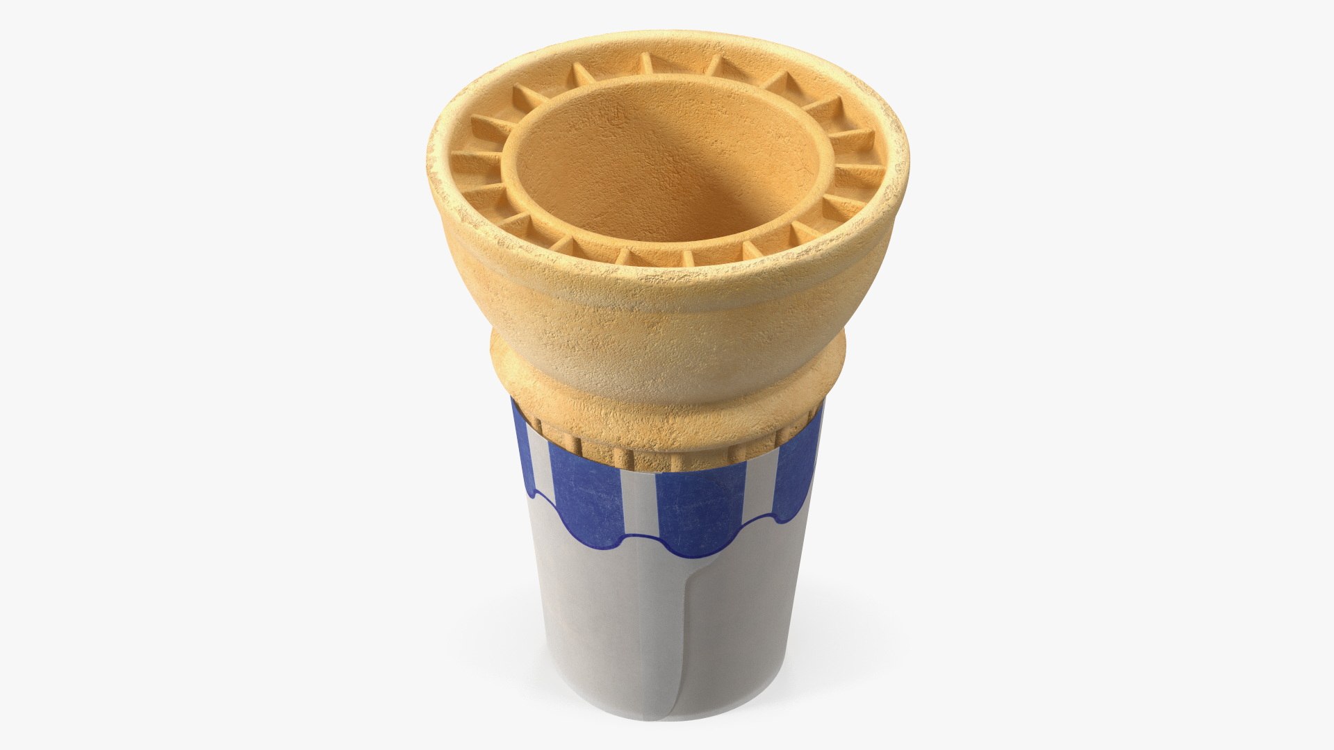 JOY 30 Flat Bottom Cake Cone 3D model preview