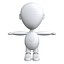 3D Office man game ready character model