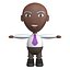 3D Office man game ready character model
