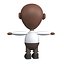 3D Office man game ready character model