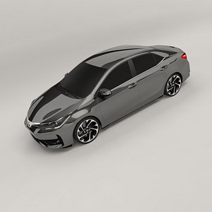 toyota corolla 2016 3D model