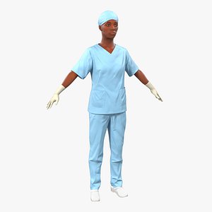 3ds female surgeon african american