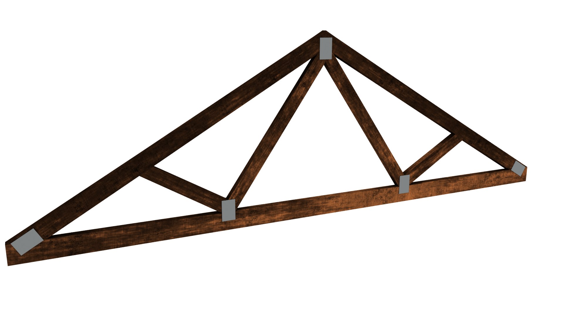 Roof Truss 3D model - TurboSquid 2177723