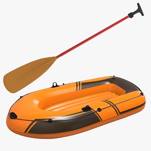 Boat With Paddle