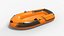 Boat With Paddle 3D model