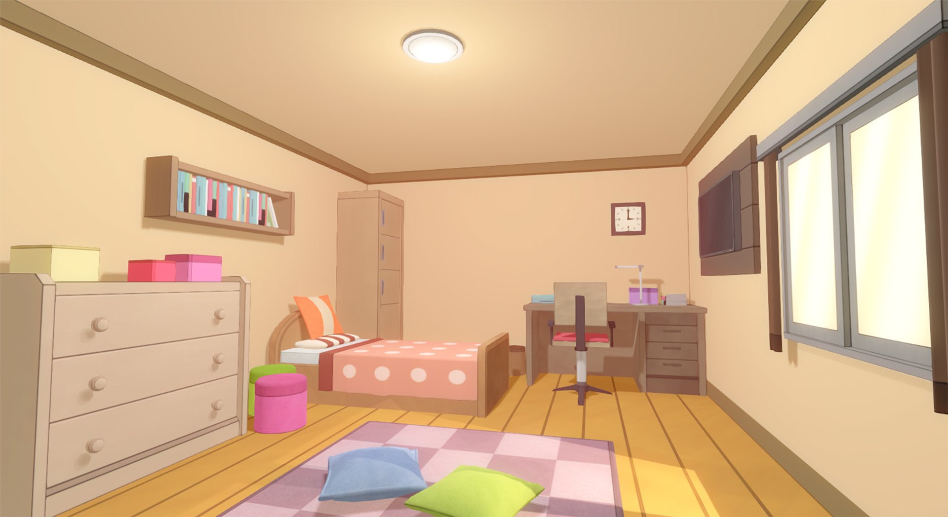 Visual Novel Background  A cosplayers room by SleepingSord on DeviantArt