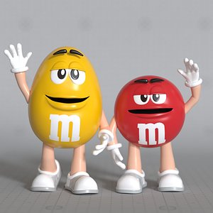 MnM`s Character Red and Yellow Riged