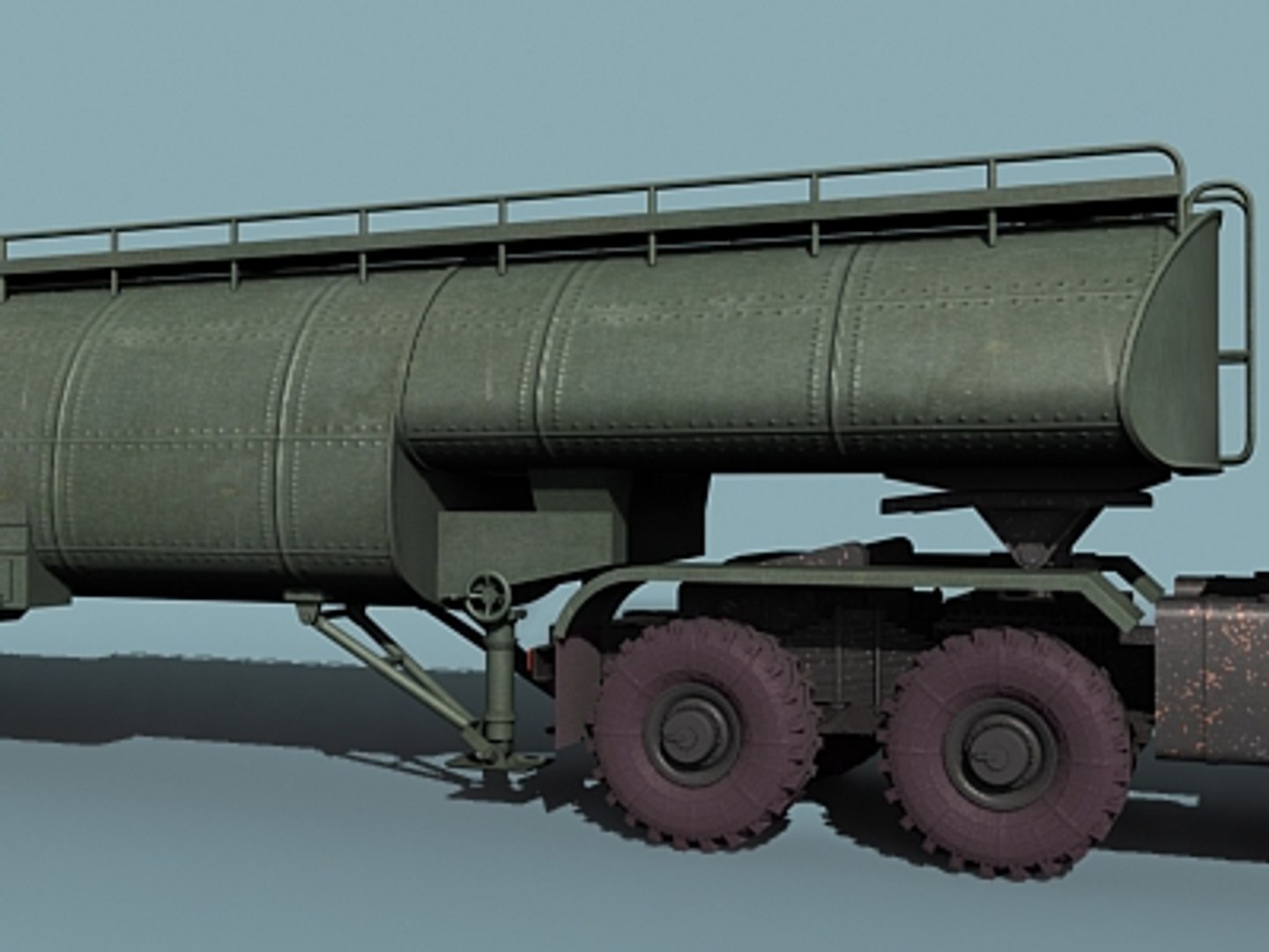 Soviet Airfield Fuel Tanker 3d Model