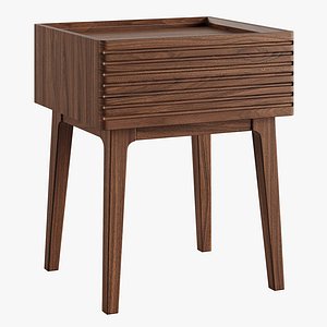 Litfad - Auburn Modern Bedside Cabinet 3D model