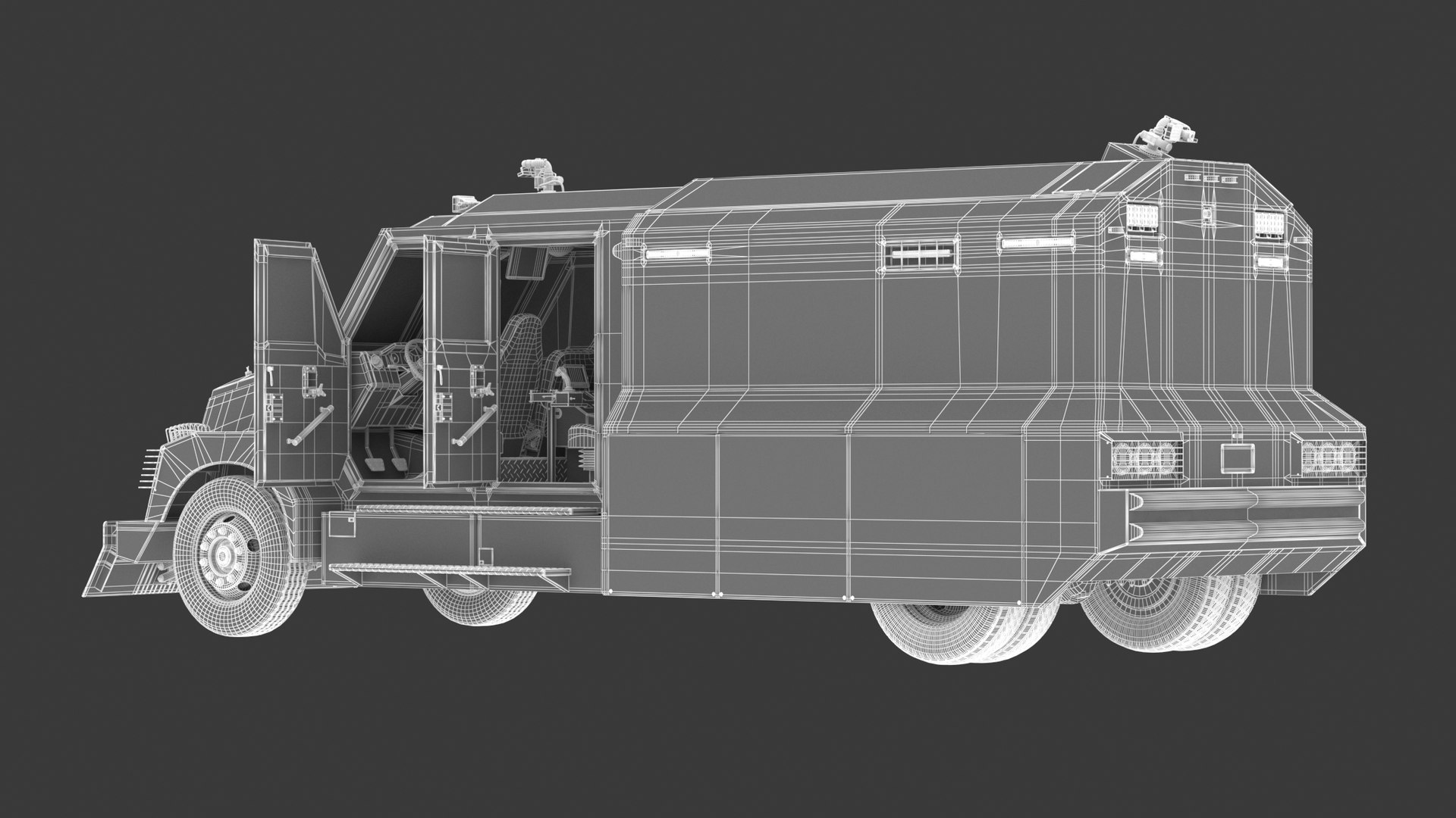 Alpine Armored Crowd Control 3D Model - TurboSquid 2415137