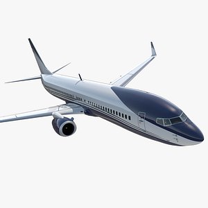 boeing 737-900 generic rigged 3D model