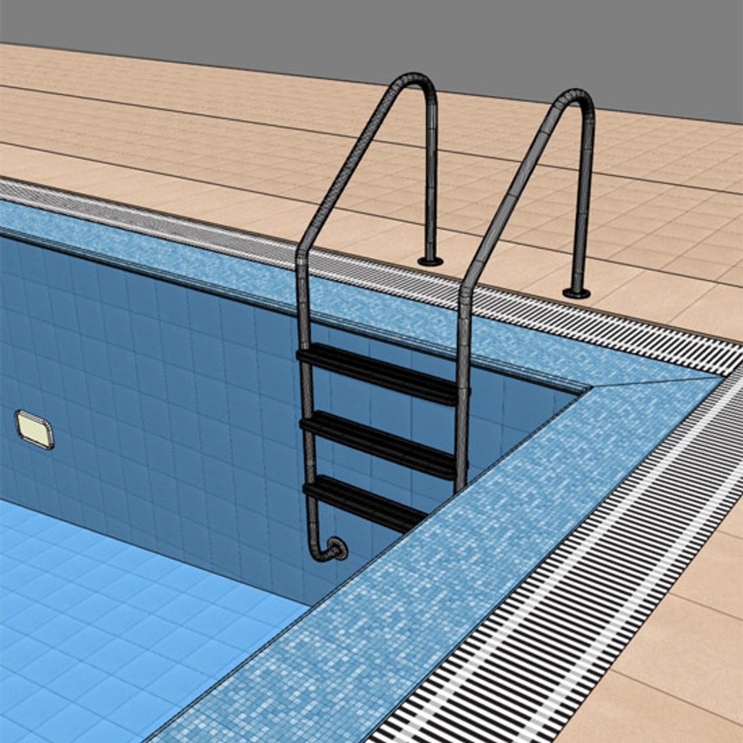 Swimming Pool Complete 3d Model