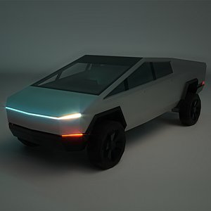 sci-fi car 3D model