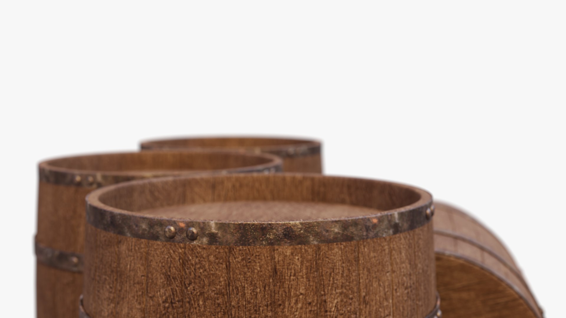 3D Model Stack Barrels - TurboSquid 1472525