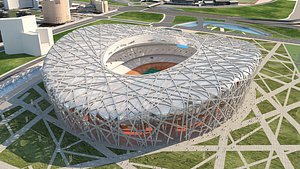 3D Beijing National Stadium