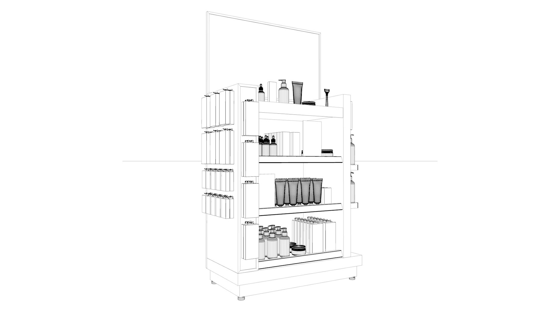 3D Model Endcap Retail End - TurboSquid 1658668