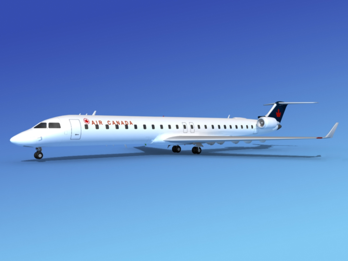 crj900 bombardier canada 3d dxf