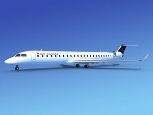 crj900 bombardier canada 3d dxf