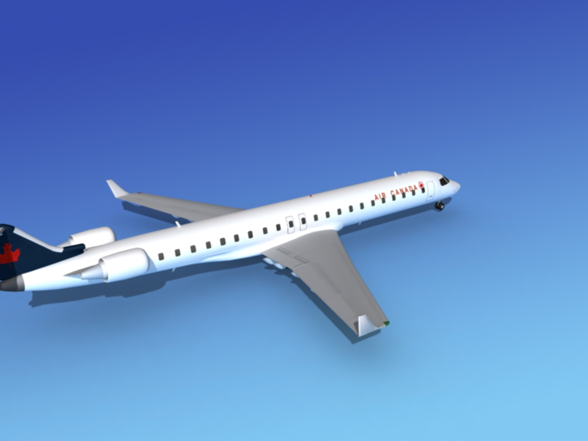 crj900 bombardier canada 3d dxf