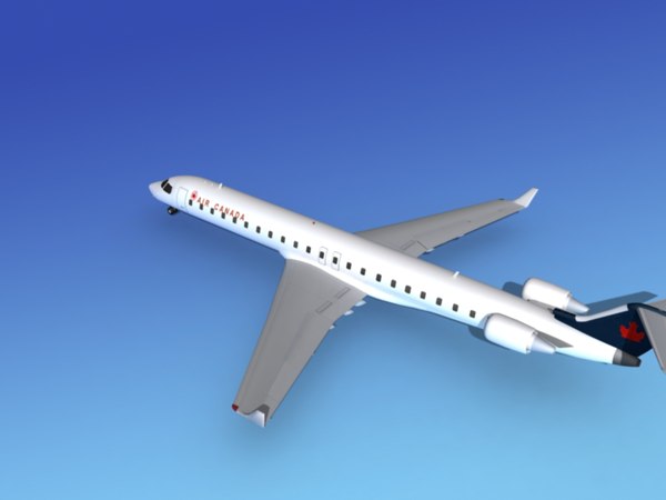 crj900 bombardier canada 3d dxf