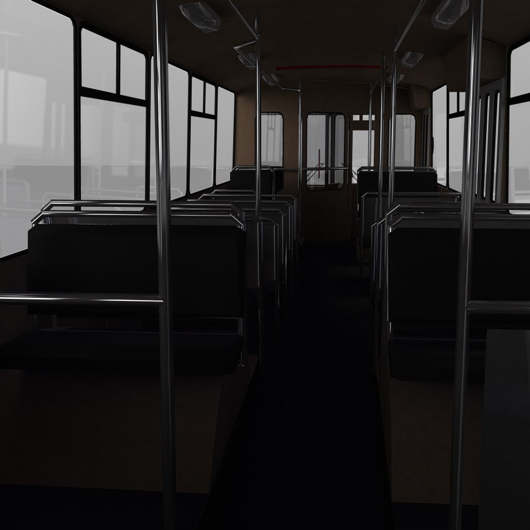 Bus Trolleybus Trolley 3d Model