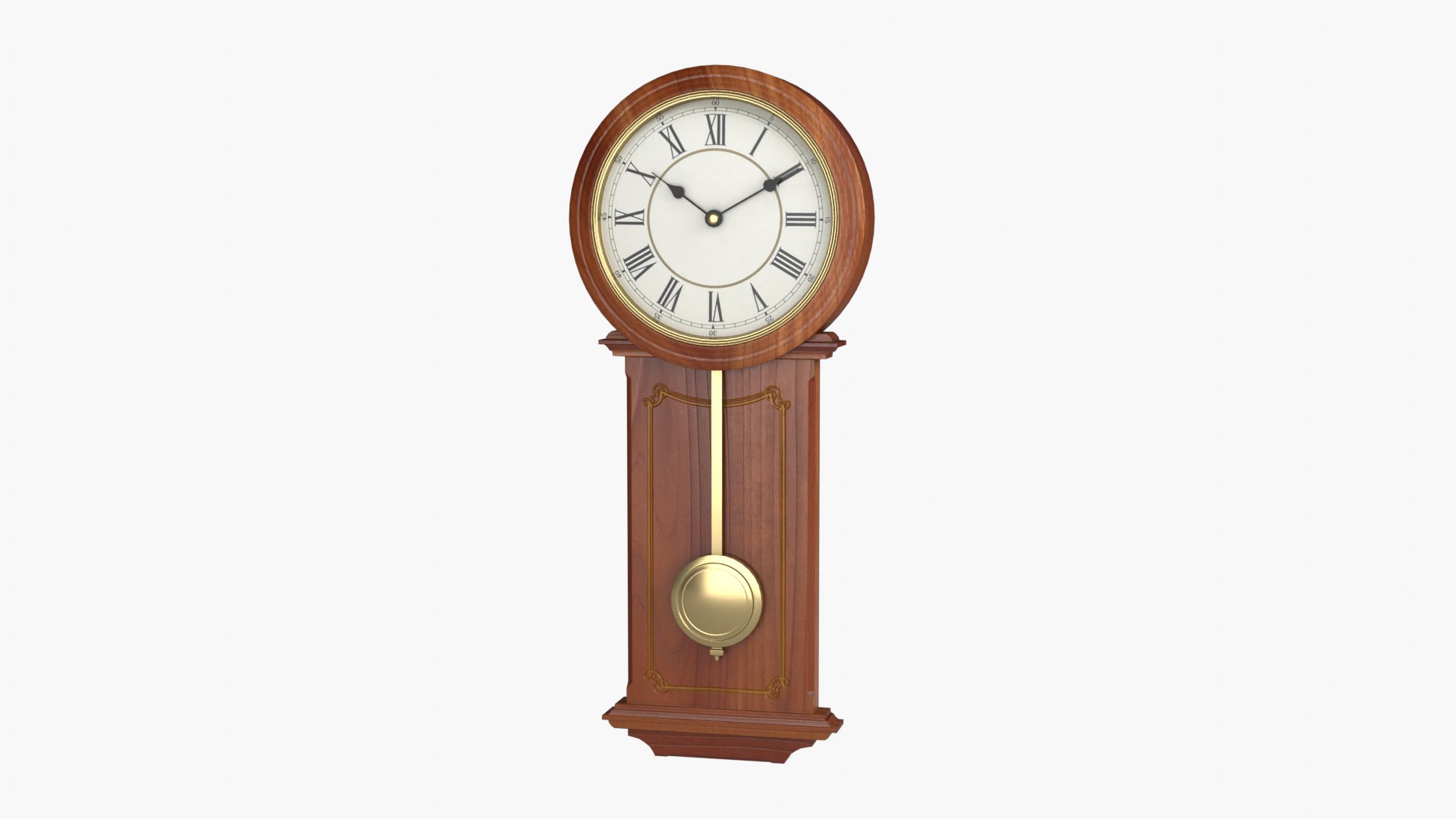 3D Pendulum Clock - TurboSquid 2223786