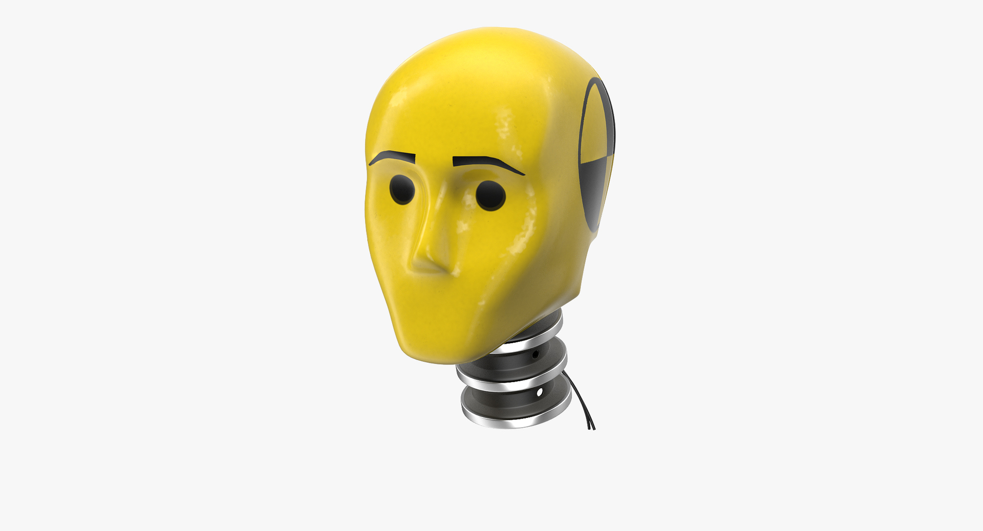 Crash Test Dummy Head 3D Model TurboSquid 1359655